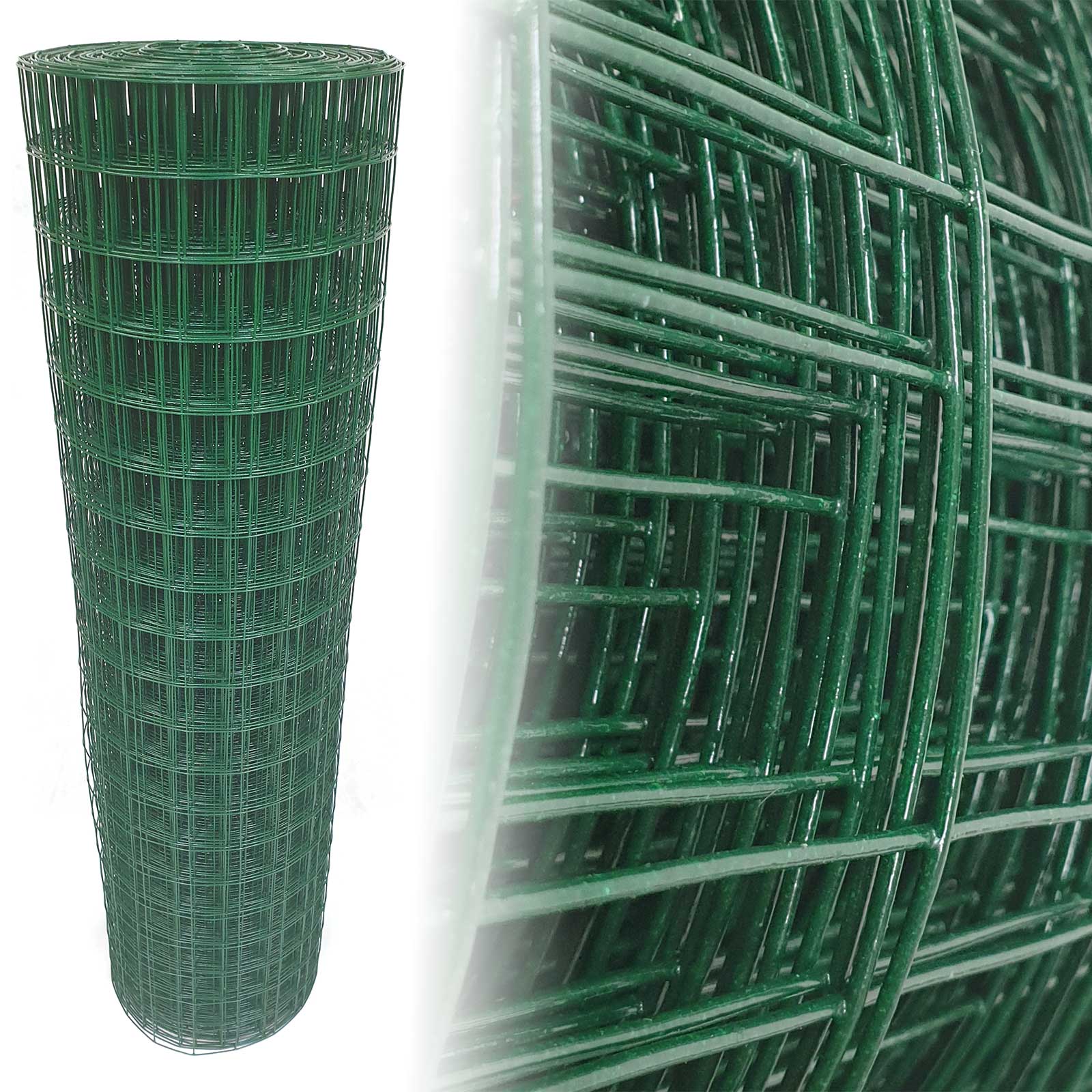 Gartenzaun Grün 50x50 25m 100cm 1.65mm