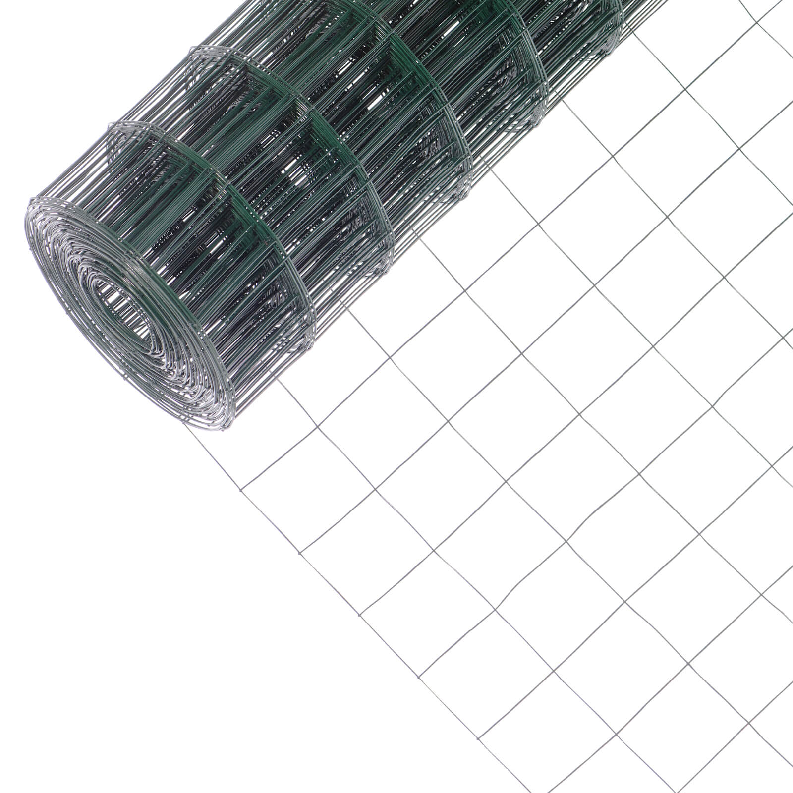 Gartenzaun Grün 150cm 25m 7.5x10cm 2.10mm