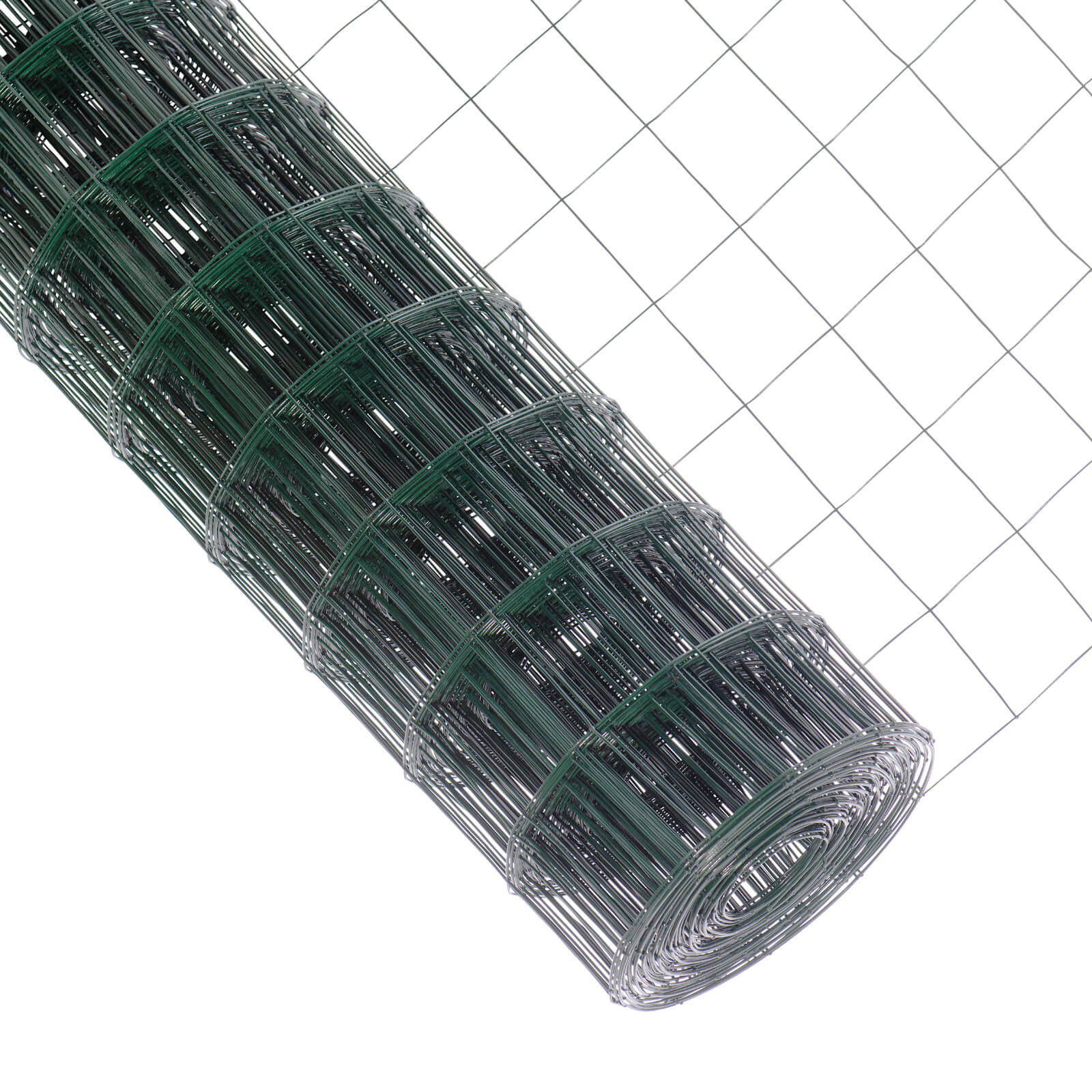 Gartenzaun Grün 150cm 25m 7.5x10cm 2.10mm