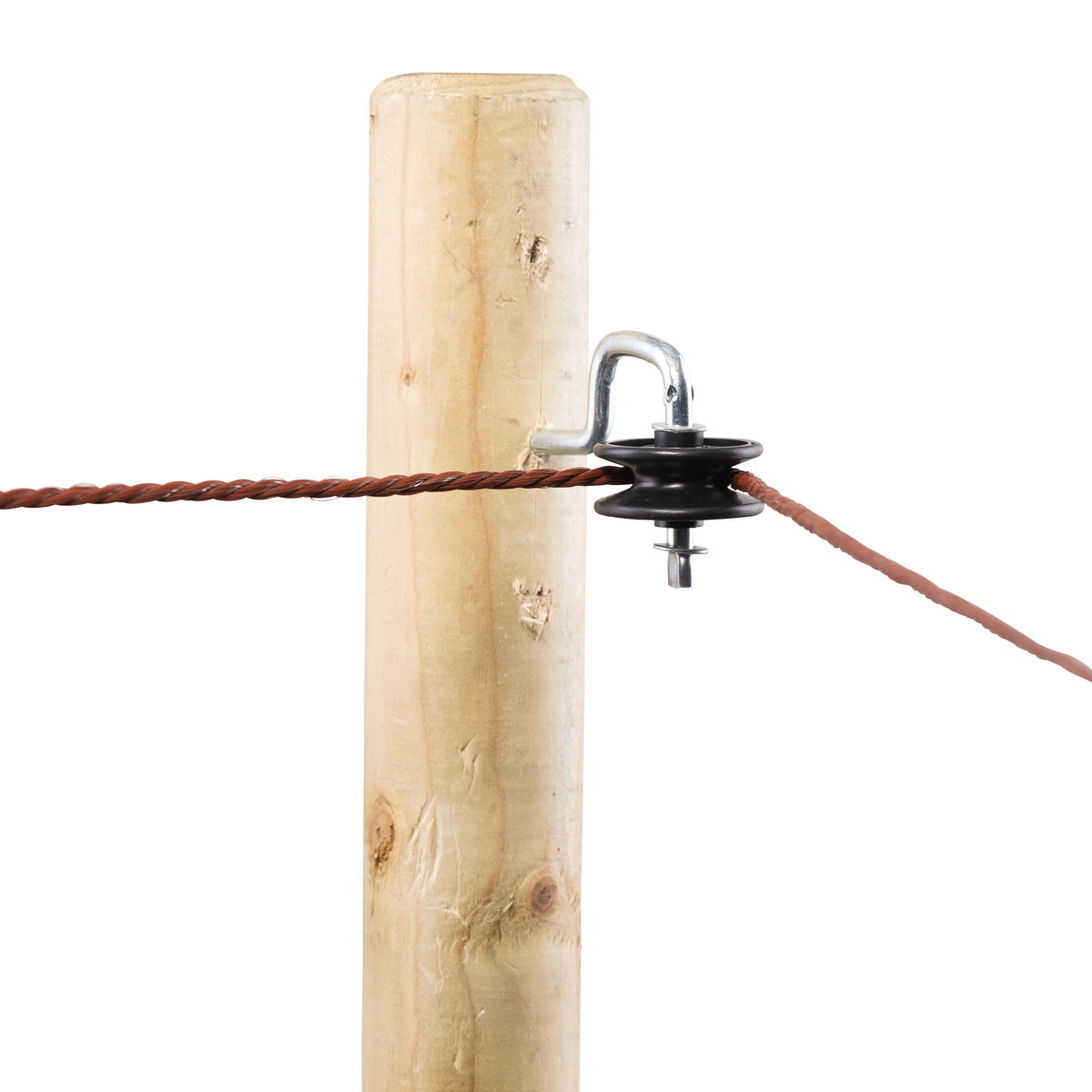 Isolator für Elektrozaun mit Rolle, 4 Stück