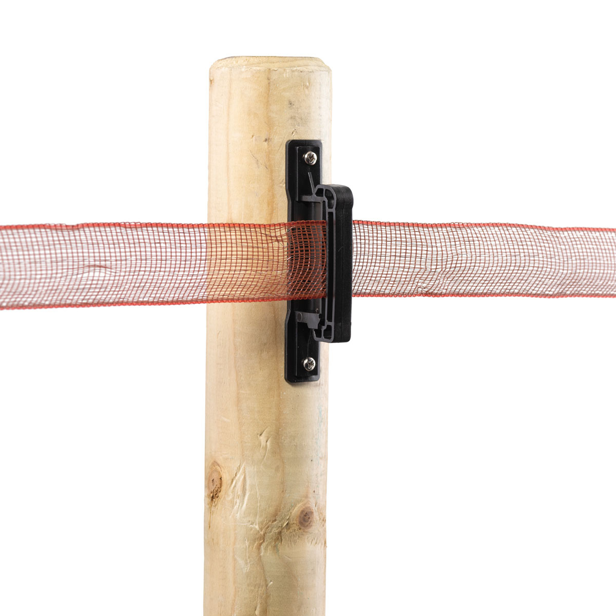 Isolator für Elektrozaunband 20 bis 40 mm mit Clip, 100 Stück