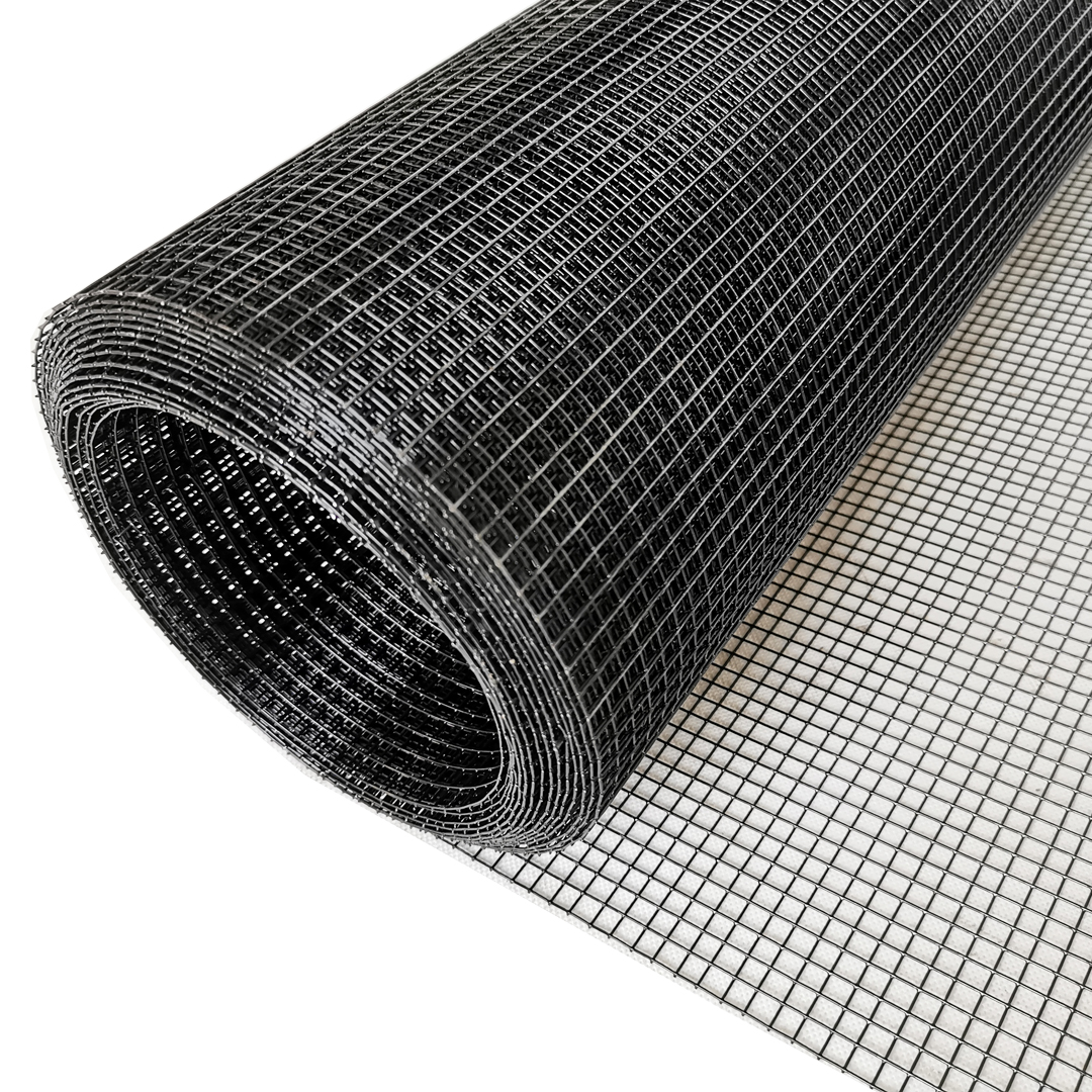 Volierendraht Edelstahl Schwarz 100cm 25m 6x6mm 0,70mm