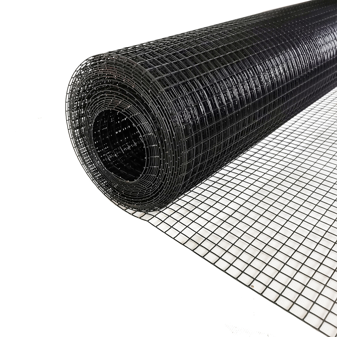 Volierendraht Edelstahl Schwarz 100cm 25m 12x12mm 1.00mm