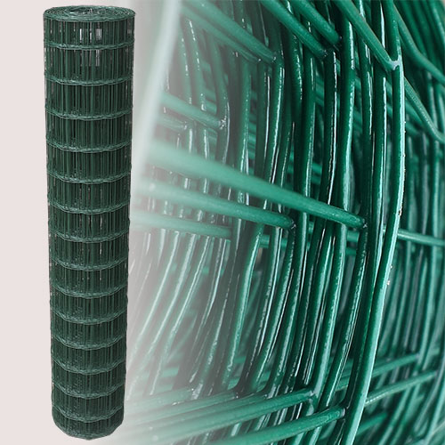 Gartenzaun Grün 150cm 25m 7.5x10cm 2.10mm