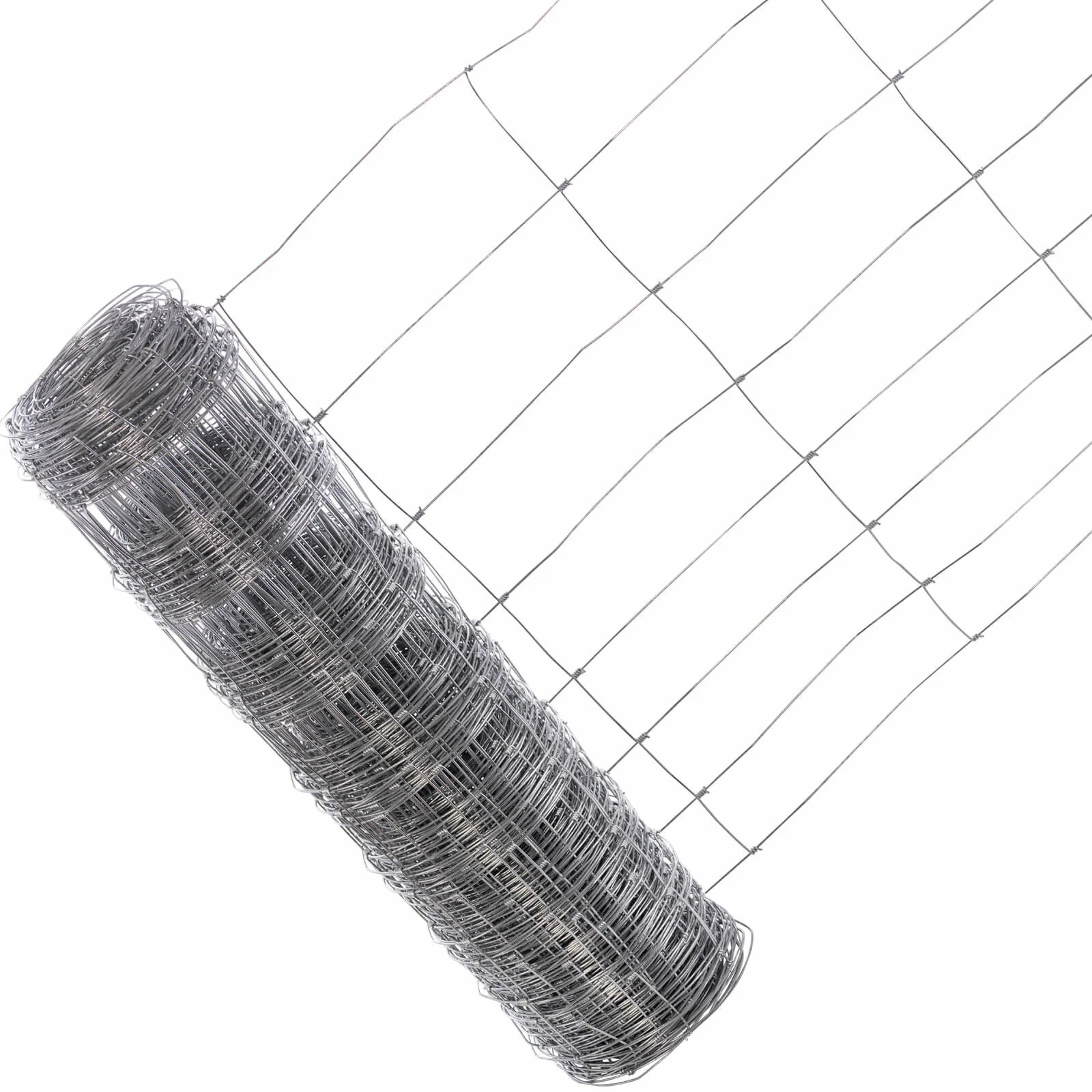 Wildzaun 80cm 50m Verzinkt 2,4/3,0mm 80/8/30