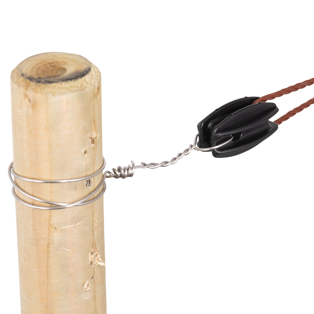 Eck-Isolator für Elektrozaun, 4 Stück