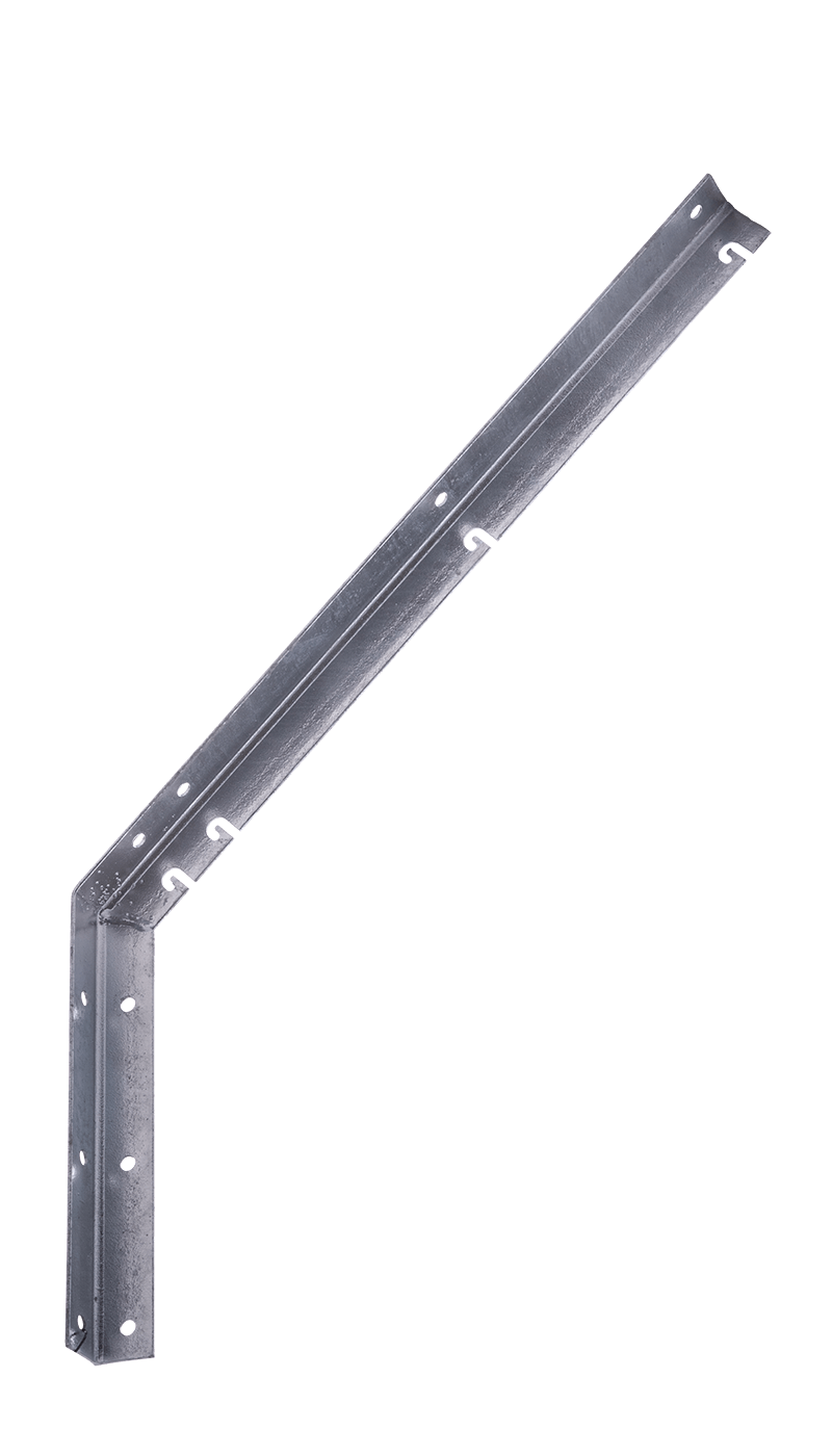 Stacheldrahthalter 45° Verzinkt 3mm 4cm