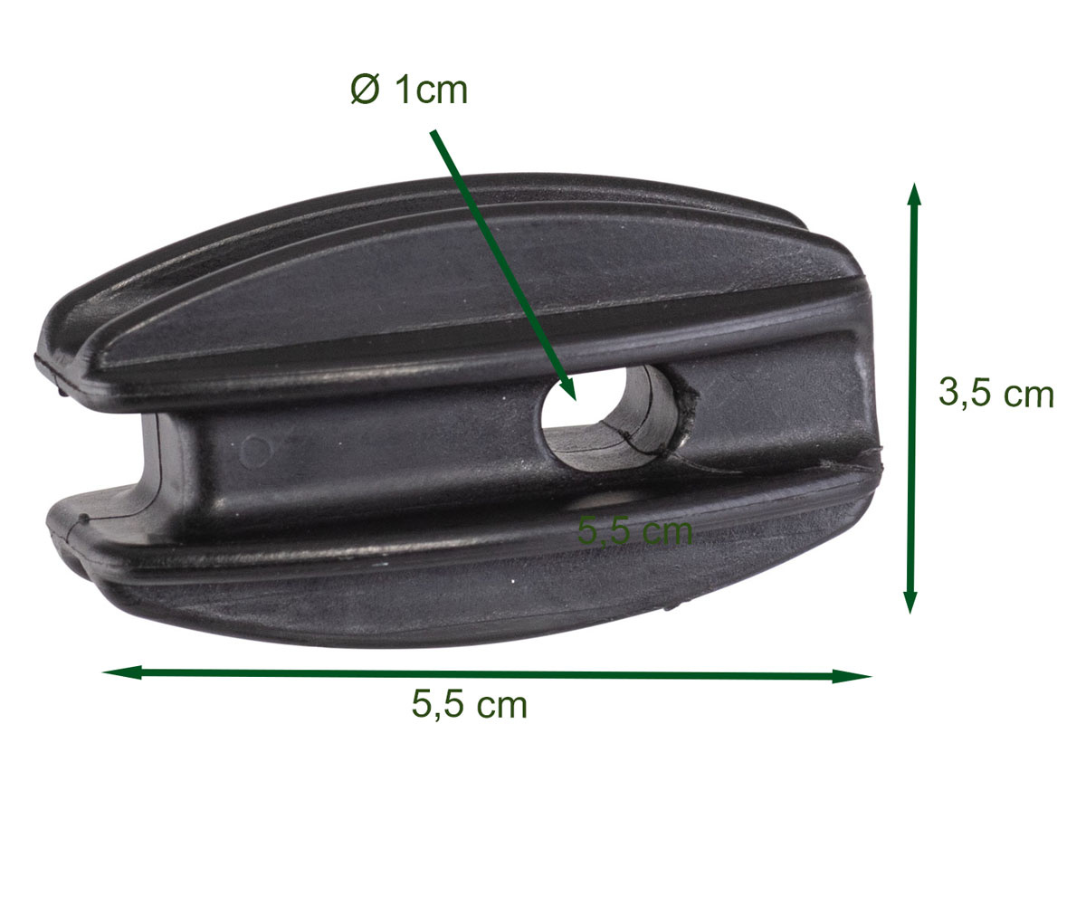 Eck-Isolator für Elektrozaun, 4 Stück