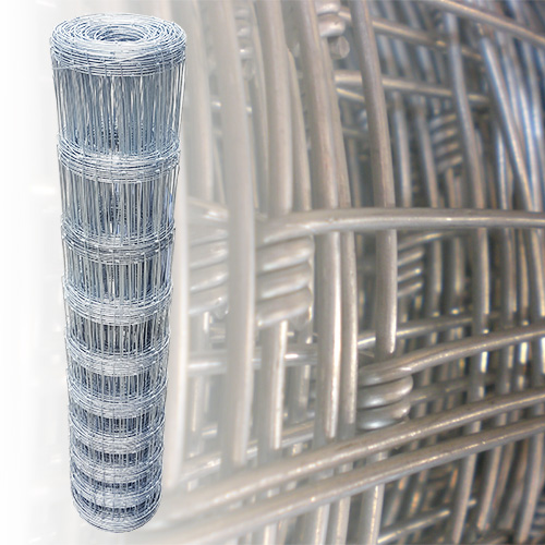 Wildzaun 120cm 50m Verzinkt 1.8/2mm 120/10/15