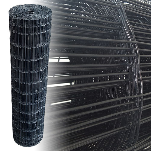 Gartenzaun Anthrazit 120cm 25m 5x10cm 2.10mm