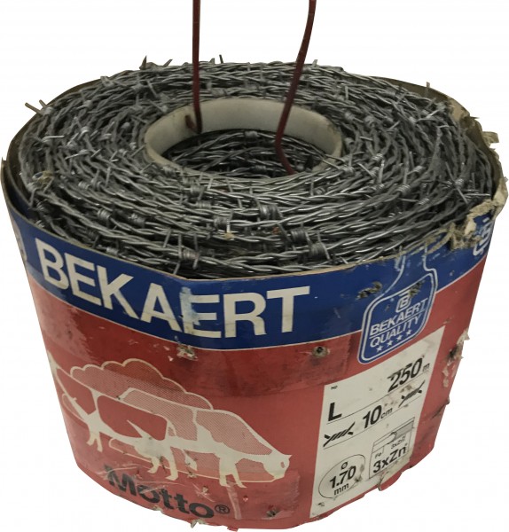 Stacheldraht Bekaert Motto 250m (1,7mm)