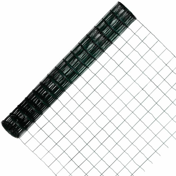 Gartenzaun Grün 150cm 20m 10x10cm 2,10mm