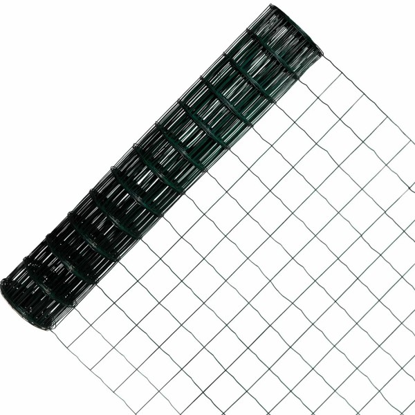 Gartenzaun Grün 120cm 20m 10x10cm 2,10mm