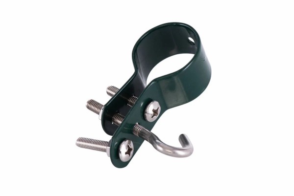 Klemme für Drahtspanner zu 34mm Zaunpfahl