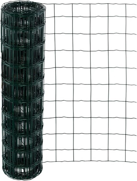 Gartenzaun Grün 100cm 20m 10x10cm 2,10mm